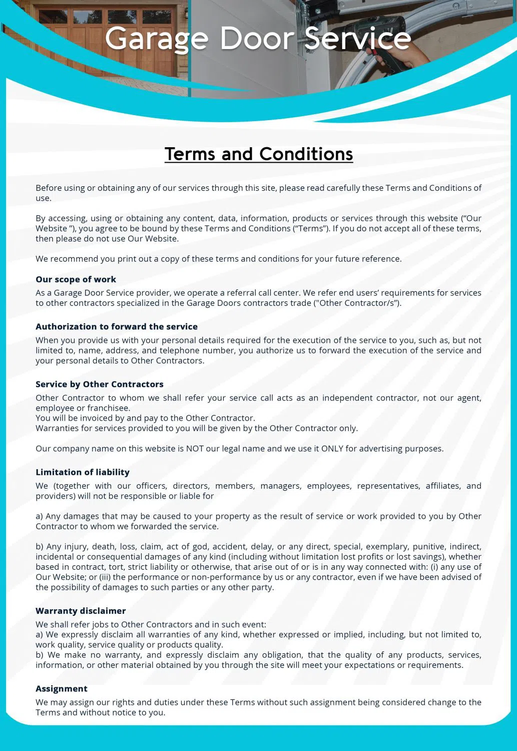 Capitol Garage Door Service River Grove, IL 708-898-4620 - terms-gr-10m